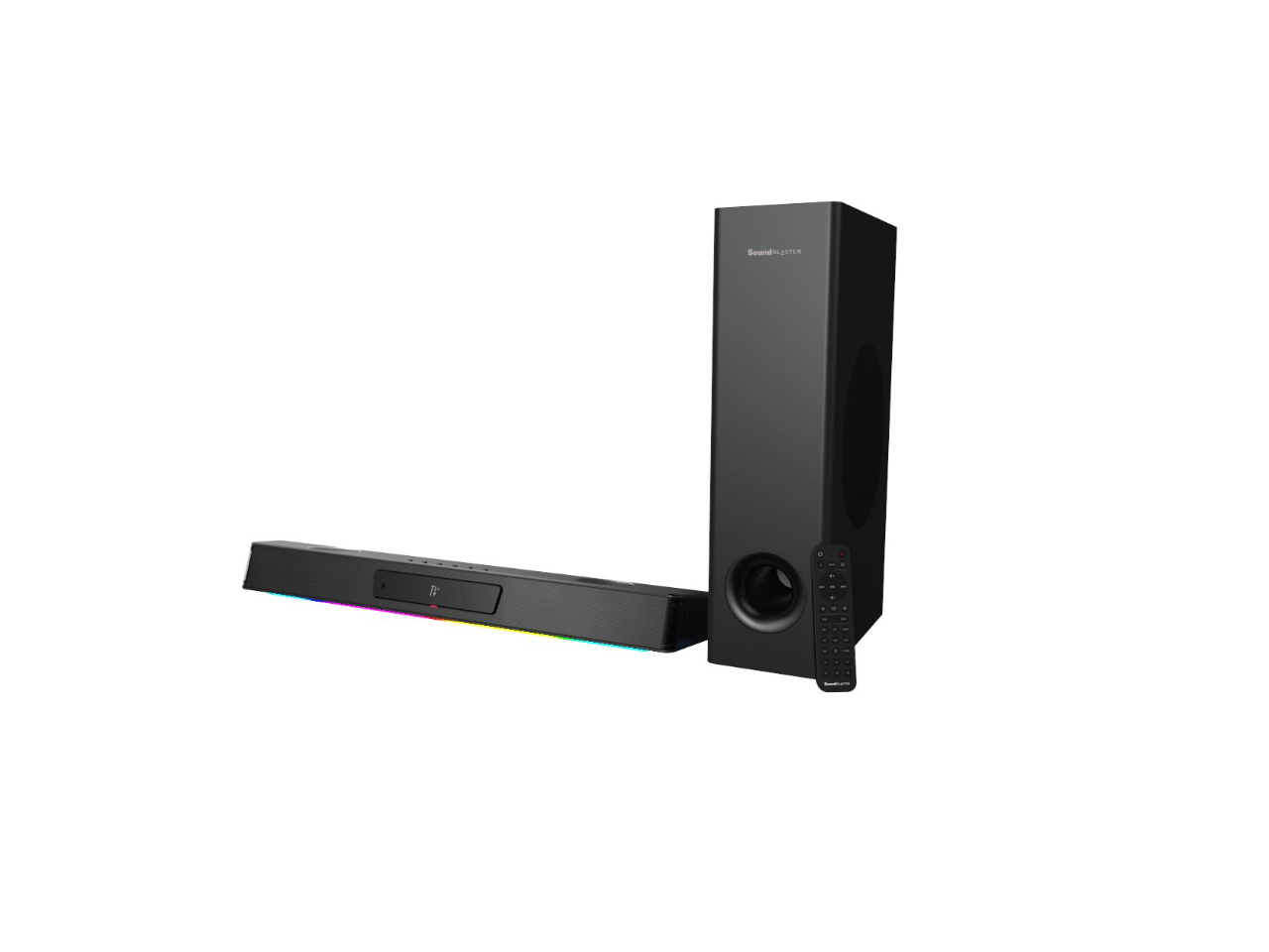 Creative Labs - Creative Sound Blaster Katana V2X 5.1 Gaming Soundbar with Subwoofer, 180W, Tri-Amplified, Super X-Fi, RGB