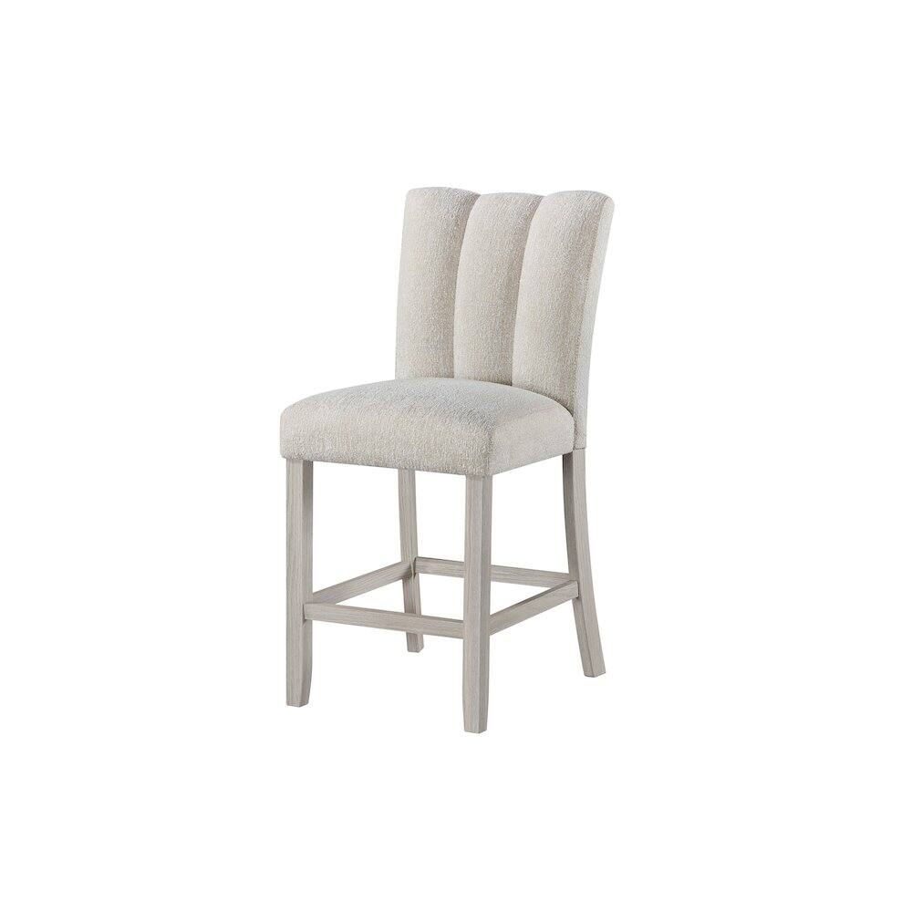 Angle. Global Furniture USA - D06 Beige Bar Stool - Beige.