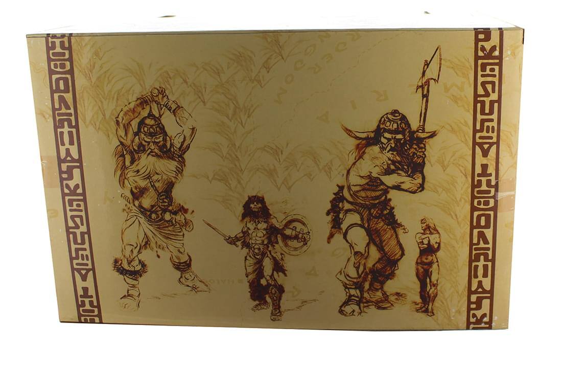 Alt View 1. Dark Horse Comics - Conan The Frost Giant's Daughter 4-Piece Set PVC Figure - Multicolored.