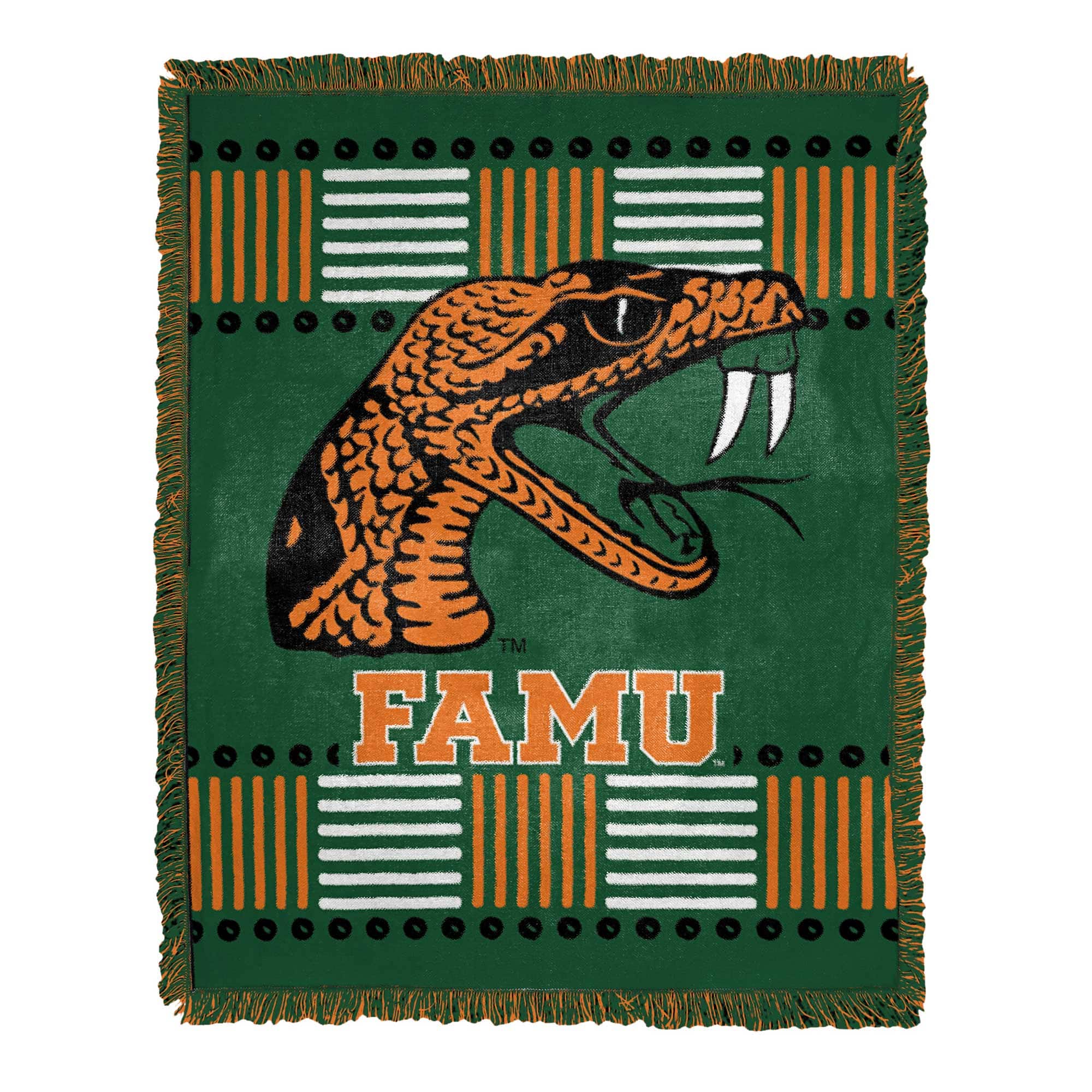 Northwest - Florida A&M Rattlers Homage Jacquard Throw Blanket - Multicolor