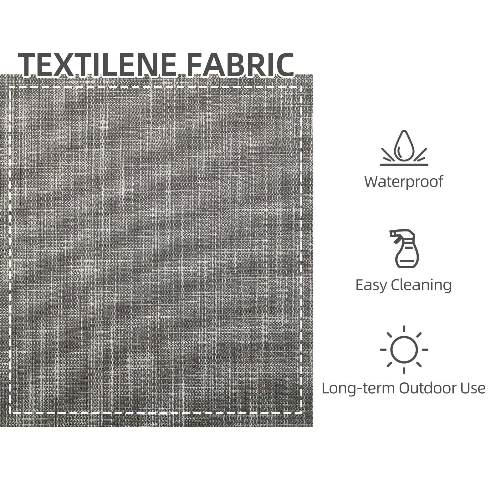 TEXTILENE FABRIC

- Waterproof
- Easy Cleaning
- Long-term Outdoor Use