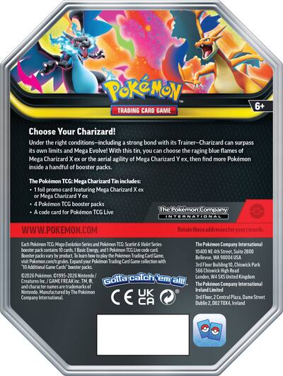 Pokmon Mega Charizard Tin Styles May Vary 10-10300-120 - Best Buy Pokmon Mega Charizard Tin Styles May Vary 10-10300-120 - Best Buy