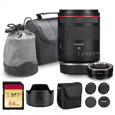Canon 35mm f/1.4L USM
Canon MOUNT ADAPTER EF-EOS R
Canon 64 GB SDXC UHS-I V30
Canon Lens Hood
Canon Lens Cap
Canon Lens Bag
