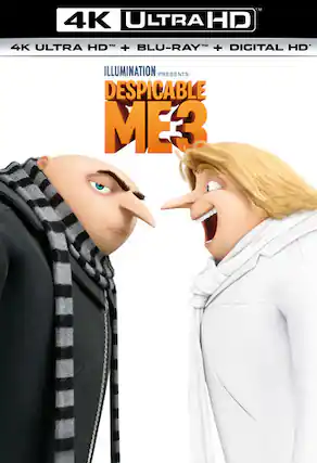 Front. Despicable Me 3 - 4K Blu-Ray.