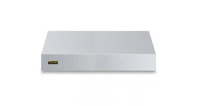 Front. Viking - Professional 5 Series 48" Range Hood - Stainless Steel w. Brushed Brass Trim - Stainless steel.