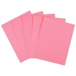 Staples - Brights Multipurpose Colored Paper, 20 lbs., 8.5" x 11", 500/Ream - Pink