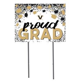 Jardine - Vanderbilt Commodores 18'' x 24'' Grad Yard Sign - White