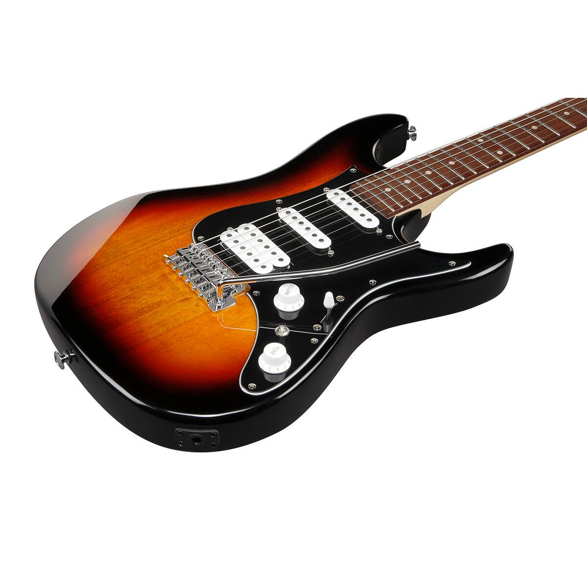 Alt View 5. Ibanez - Ibanez AZES Standard Series AZES40B Electric Guitar - Three Tone Sunburst.