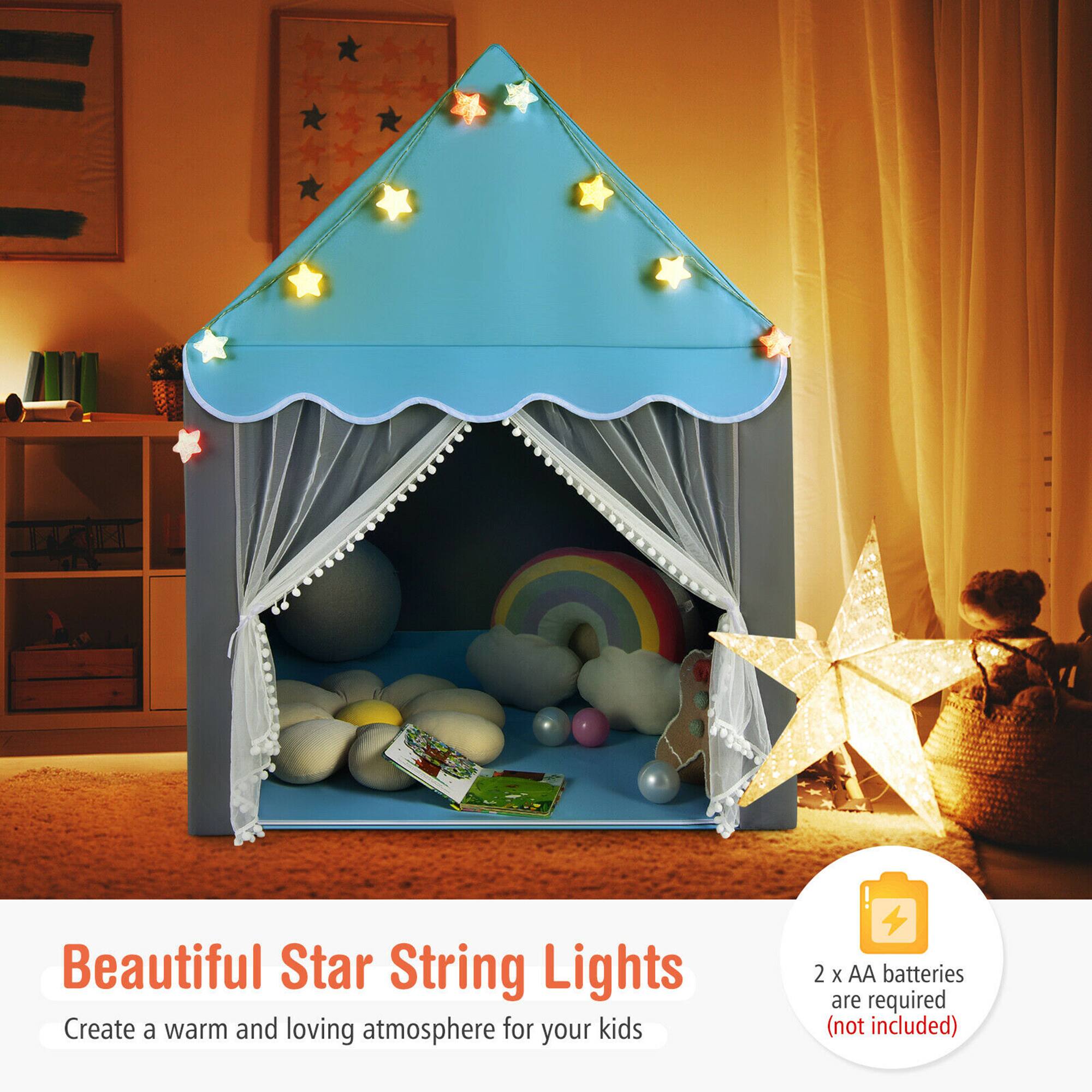 Beautiful Star String Lights  
Create a warm and loving atmosphere for your kids  

2 x AA batteries are required (not included)