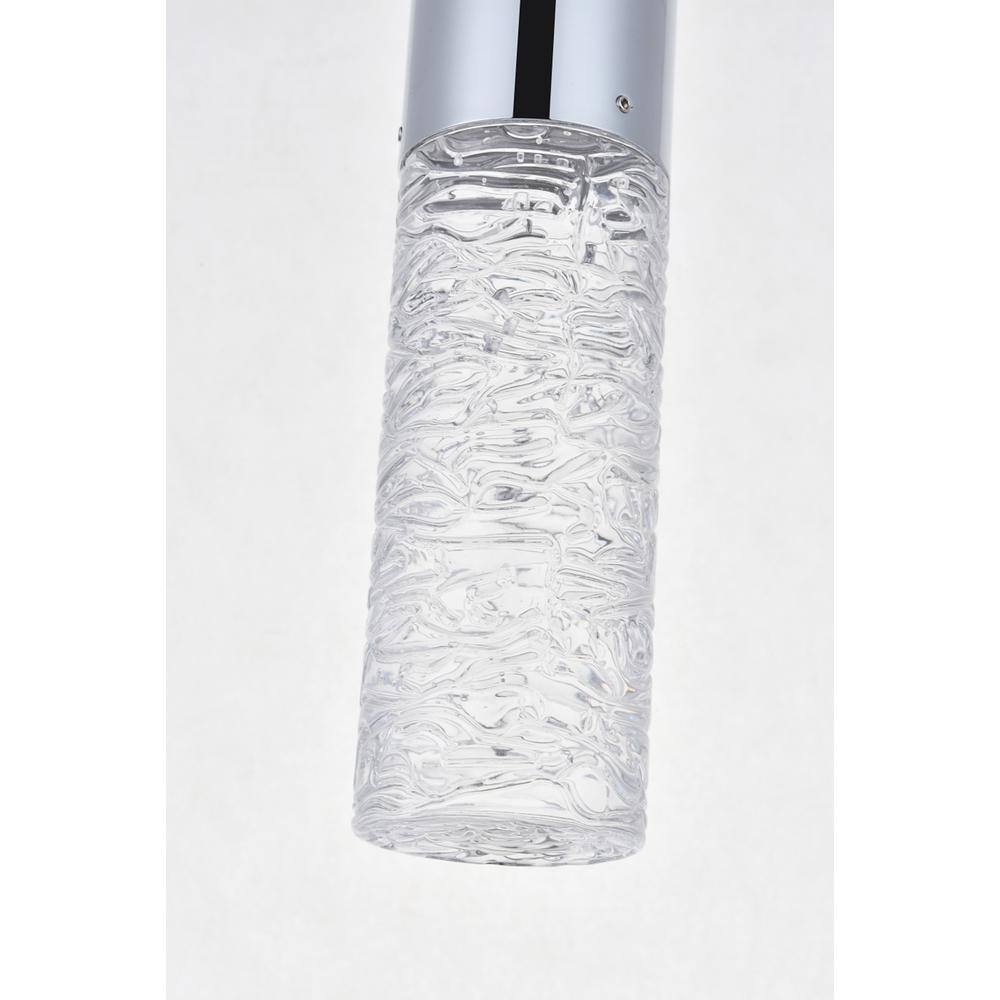 Alt View 8. Elegant Lighting - Constellation 1 light Chrome LED Pendant - Chrome.