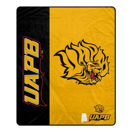 Pegasus - Arkansas Pine Bluff Golden Lions 50" x 60" Endzone Ultra Soft Throw Blanket - Multicolor