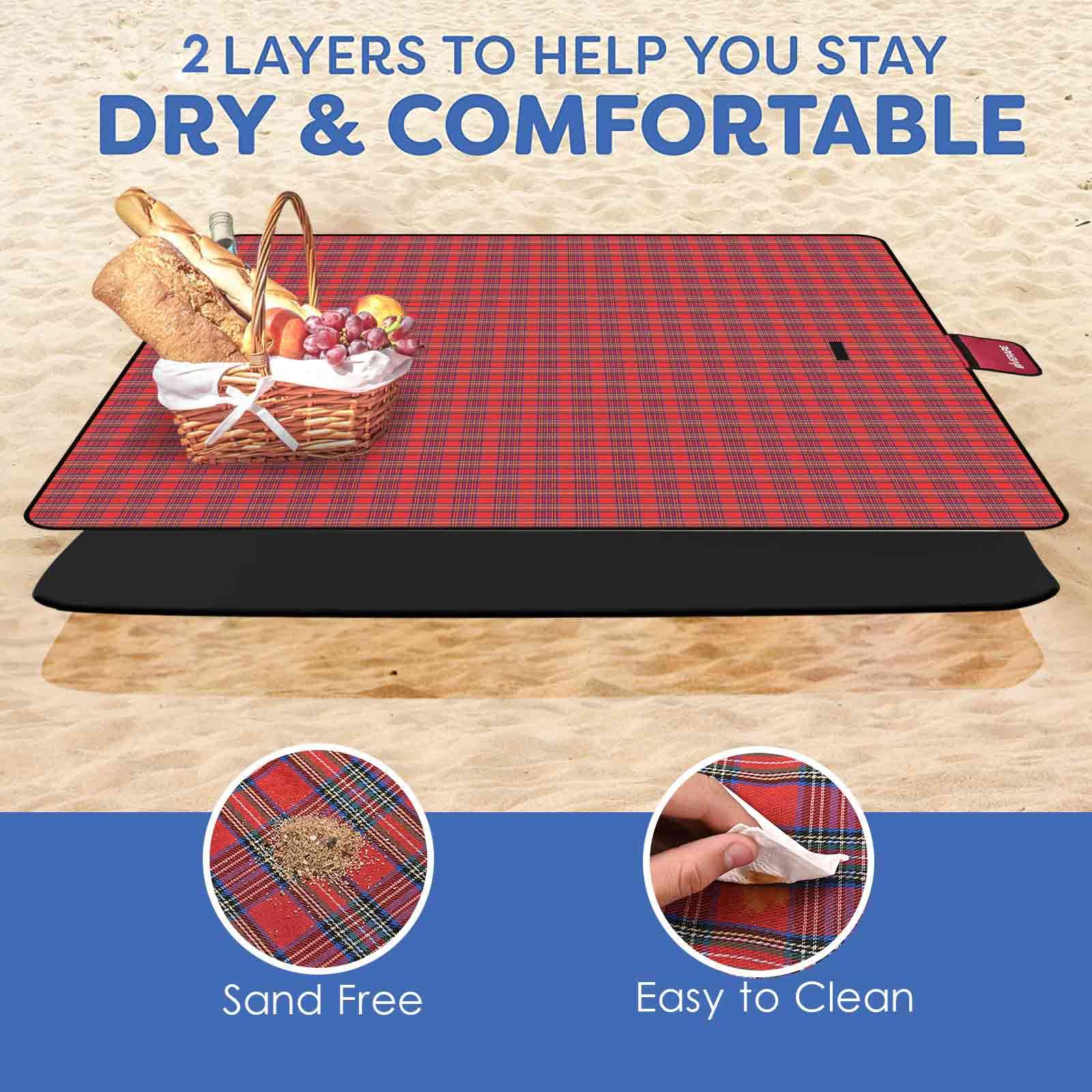 2 LAYERS TO HELP YOU STAY DRY & COMFORTABLE

Sand Free

Easy to Clean