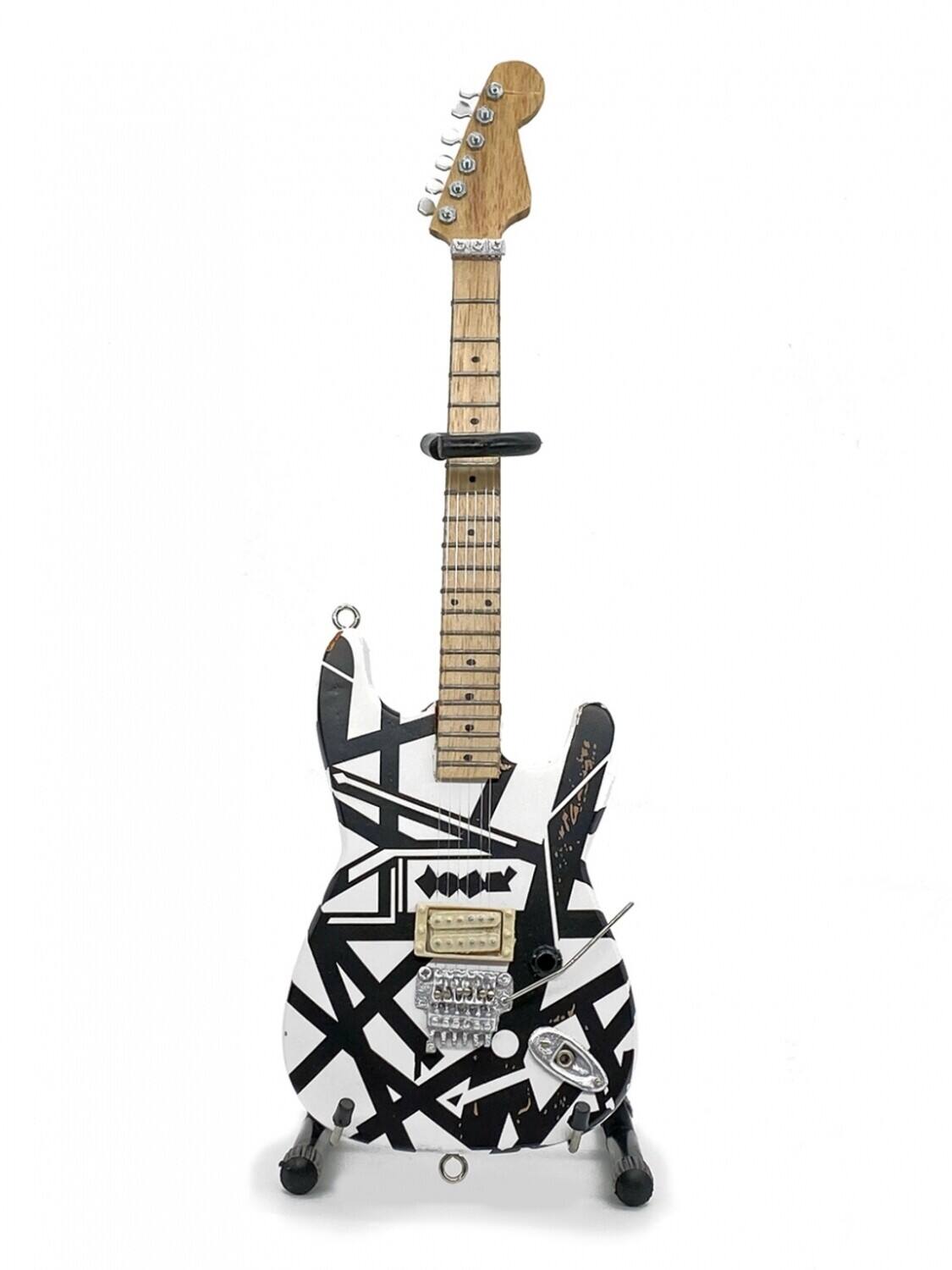 Alt View 1. PopMarket - Eddie Van Halen - EVH - Eddie Van Halen - Shapes Mini Guitar Replica Collectible   - COLLECTIBLES - Multicolor.