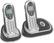 Angle Standard. GE - 2.4GHz Cordless Phone w/Call-Waiting Caller ID - Silver/Black.