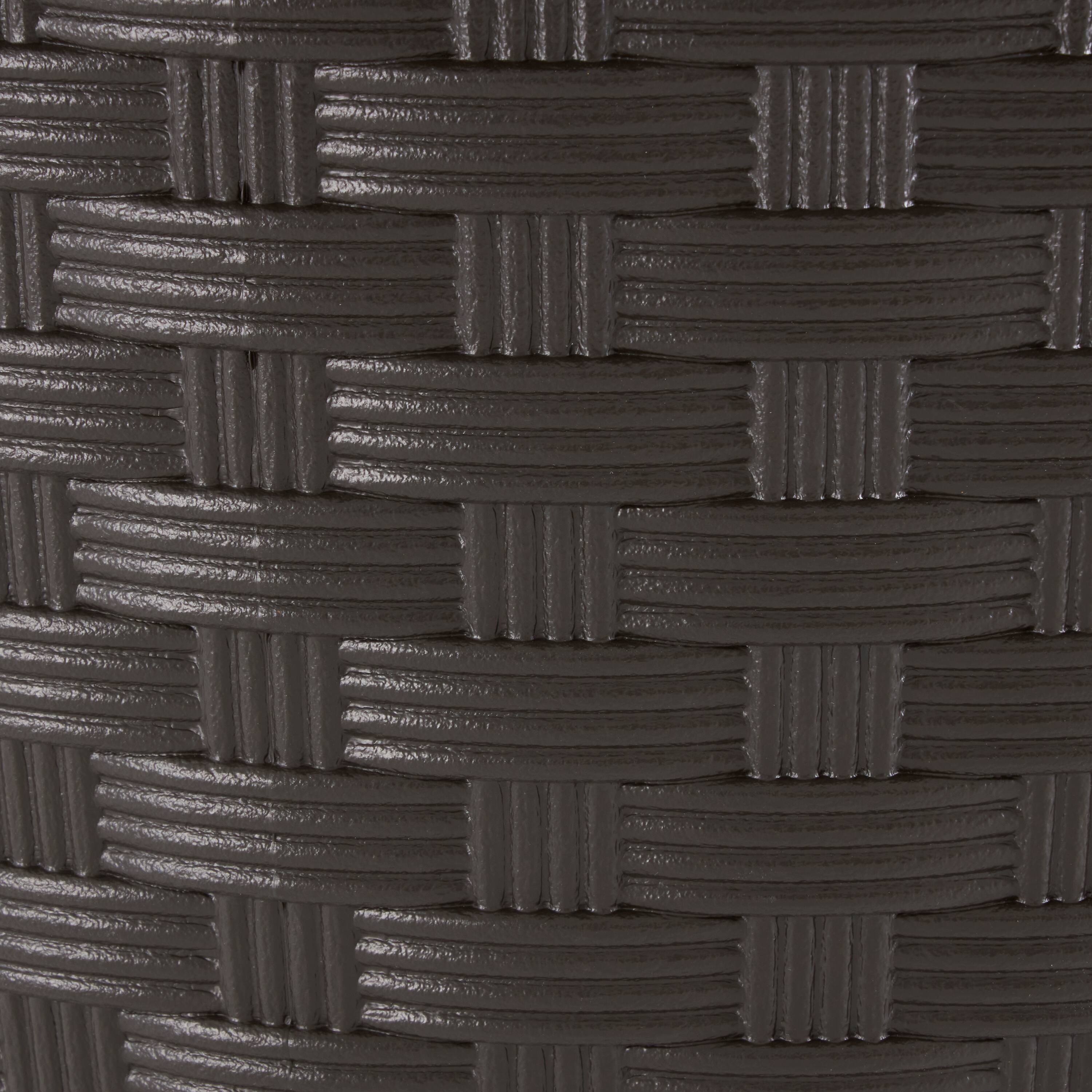 Alt View 8. Suncast - Suncast Sonora 18 Inch Resin Wicker Decorative Flower Planter, Brown (4 Pack) - Brown.