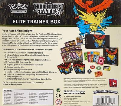 Pokmon Pokemon TCG: Hidden Fates Elite Trainer Box - Best Buy Pokmon Pokemon TCG: Hidden Fates Elite Trainer Box - Best Buy