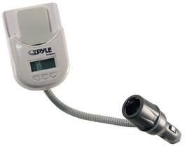 Pyle - PIFMDK6 i-Pyle Series iPod Docking Station with 200 Channel FM Transmitter and Flexible Goose Neck Stand - White