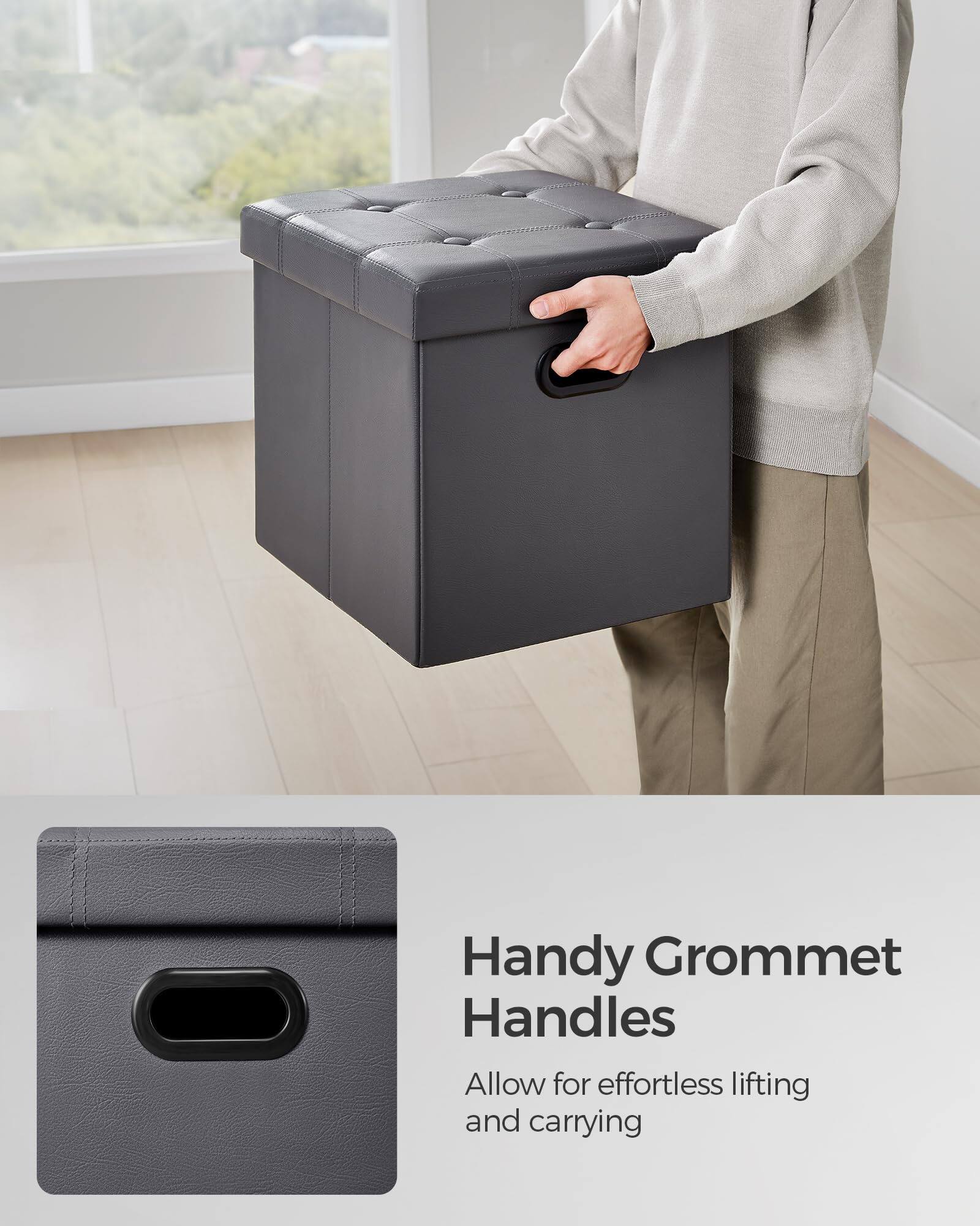 Handy Grommet Handles  
Allow for effortless lifting and carrying