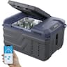 VEVOR - Car Refrigerator, 12 Volt Car Refrigerator Fridge, 9 L Single Zone Portable Freezer, -4℉-68℉ Adjustable Range - Blue,Grey