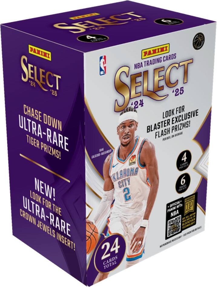 2024-2025 Panini Select Basketball Blaster Box