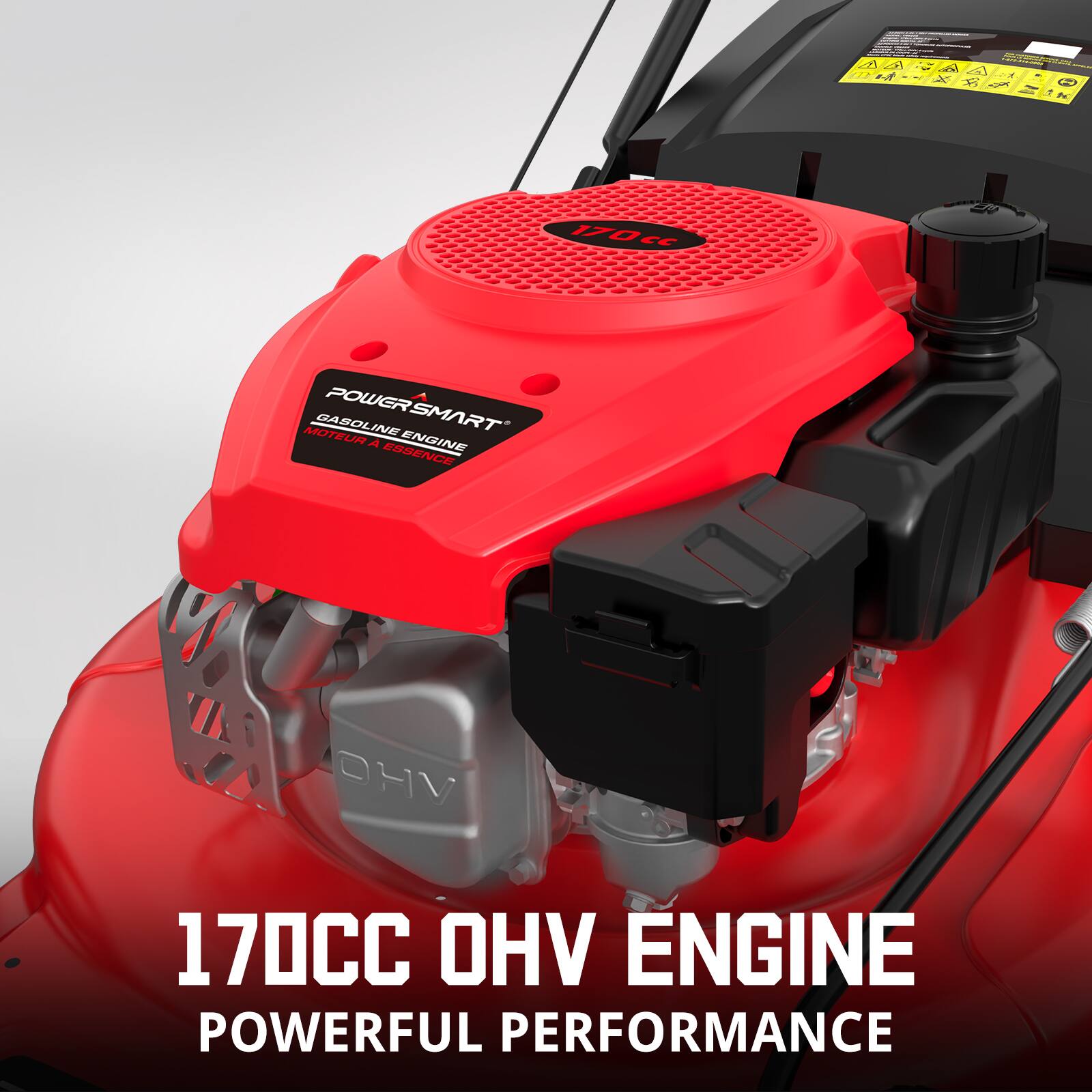 170cc OHV ENGINE POWERFUL PERFORMANCE