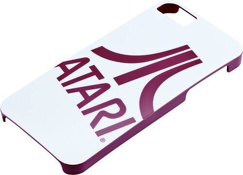 Angle Standard. Gear4 - Atari Logo Case for Apple® iPhone® 5 and 5s - Red/White.