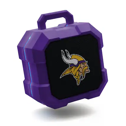Front. LDM Company - Minnesota Vikings Bluetooth Tailgate Speaker - Multicolor.