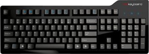 Das Keyboard - DASK3MKPROSIL Full-size Wired Mechanical Cherry MX Brown Tactile Switch USB Keyboard - Black - Front_Zoom