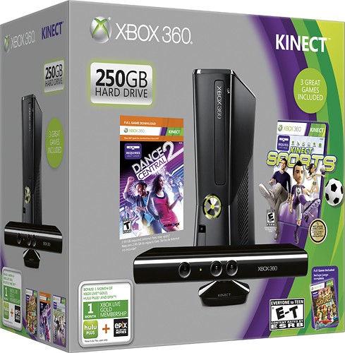 Best Buy: Microsoft Xbox 360 250GB Kinect Bundle S7G-00108