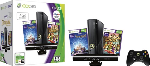  Microsoft - Xbox 360 4GB Kinect Bundle
