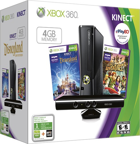 Best Buy: Microsoft Xbox 360 4GB Kinect Bundle S4G-00162