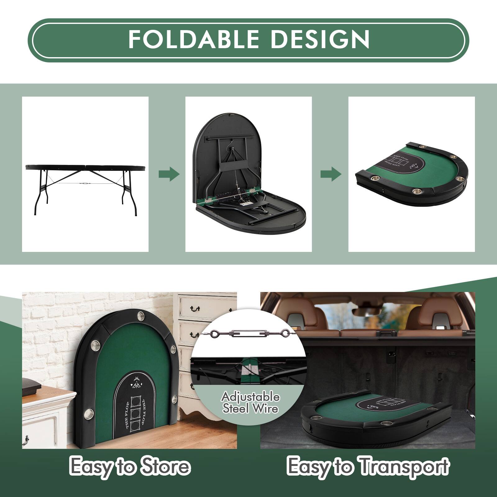 FOLDABLE DESIGN

Adjustable Steel Wire

Easy to Store

Easy to Transport