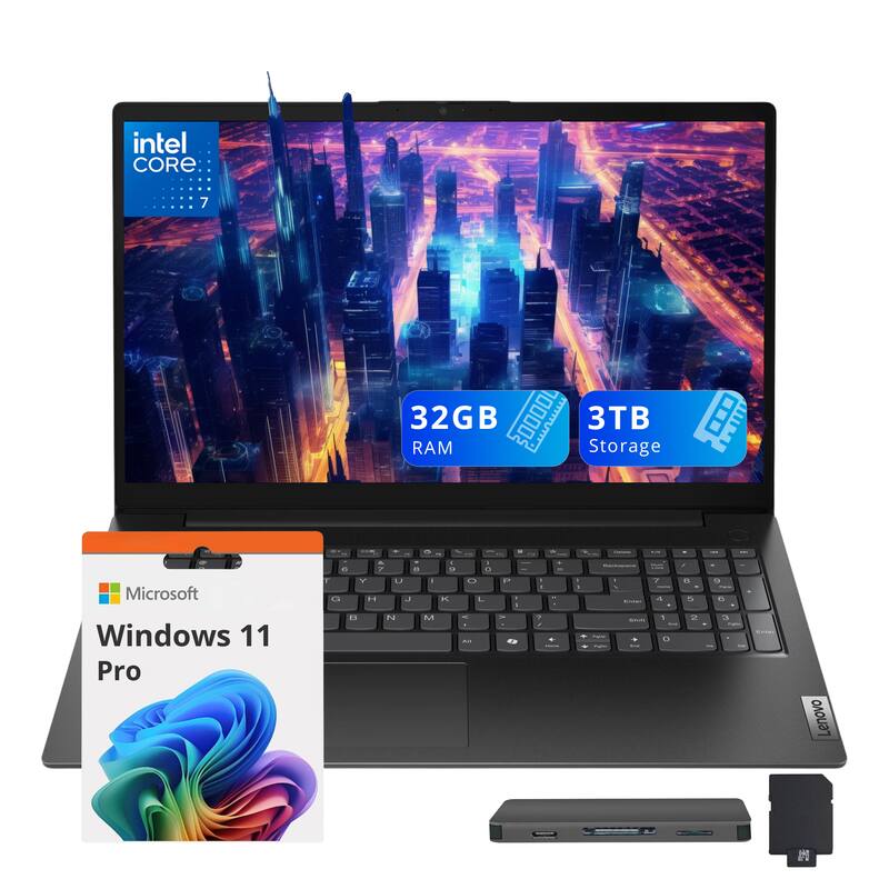 Intel Core 7, 32GB RAM, 3TB Storage, Microsoft Windows 11 Pro - Lenovo