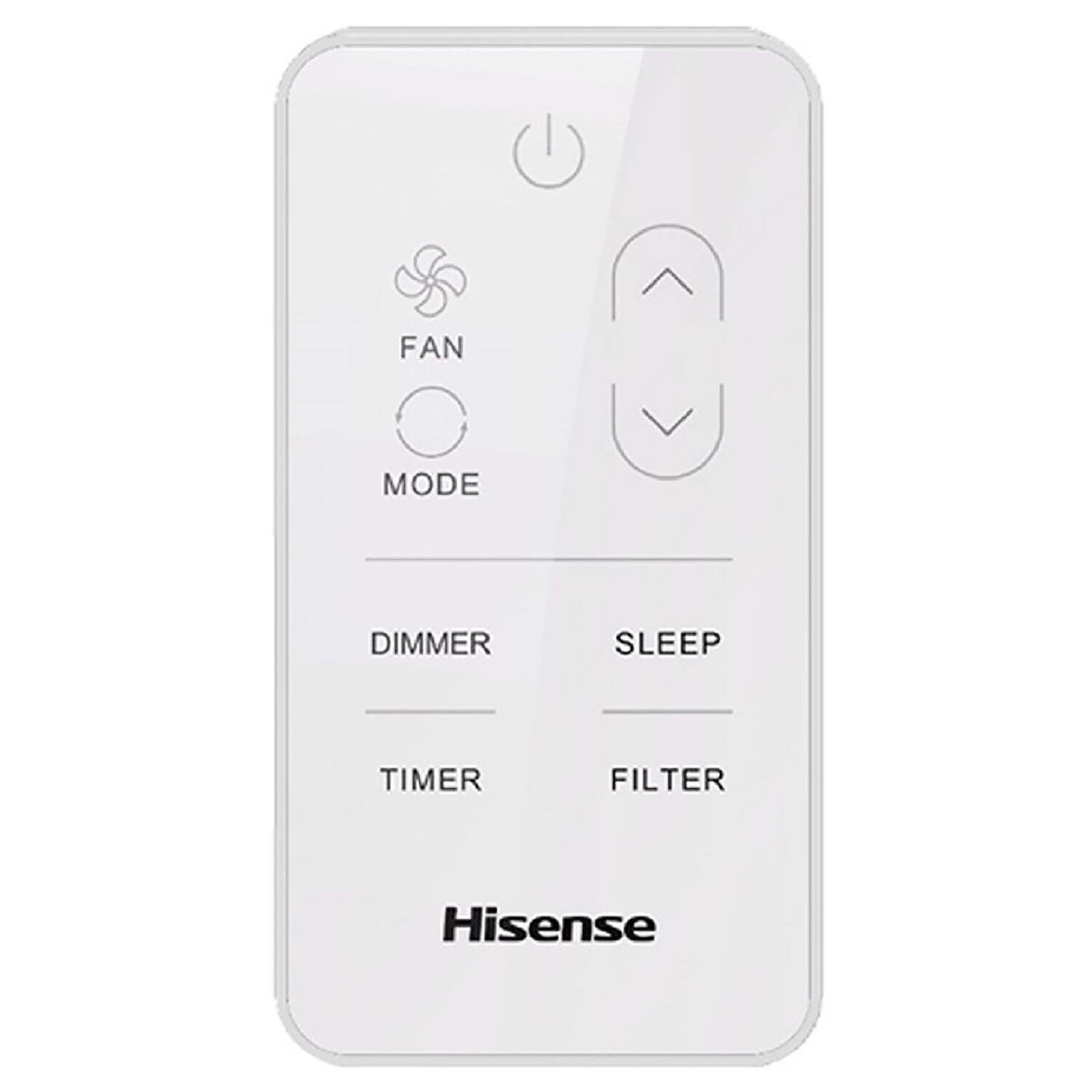 FAN MODE DIMMER SLEEP TIMER FILTER Hisense
