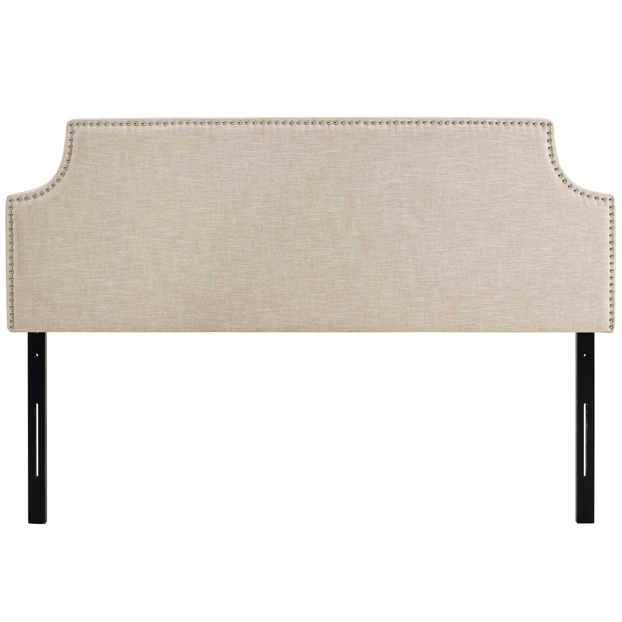 Alt View 2. Modway - Laura Upholstered Fabric Queen Headboard by Modway - Brown.