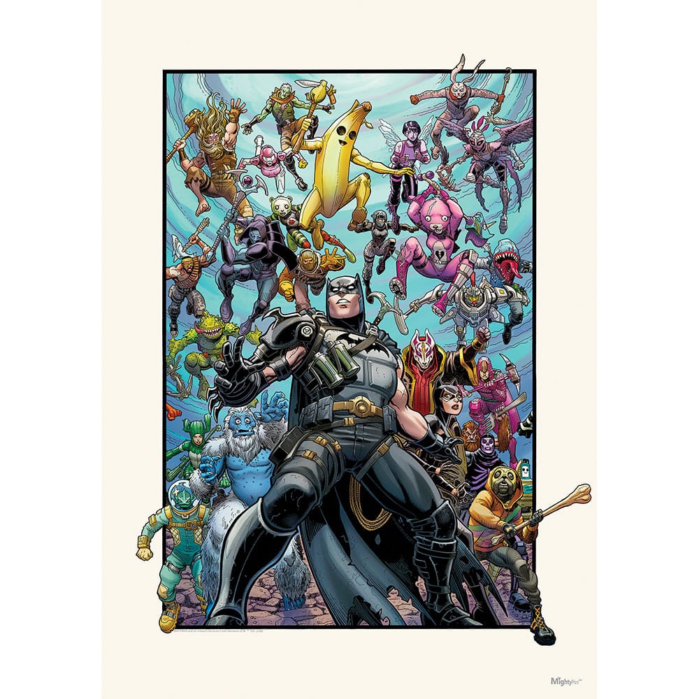 Front. Trend Setters - Batman x Fortnite (Gotham Royale) MightyPrint™ Wall Art MP17241147 - Multicolor.