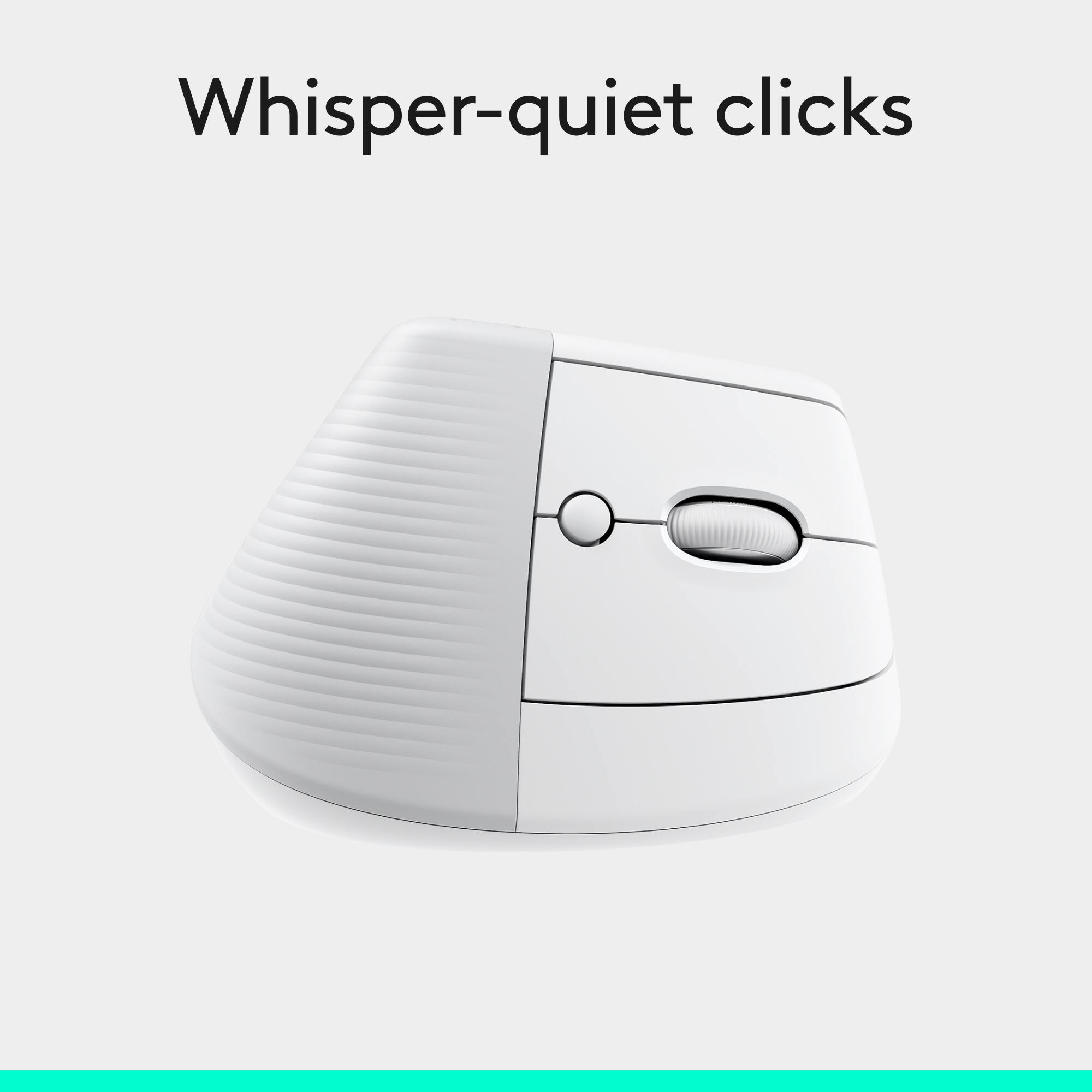 Whisper-quiet clicks