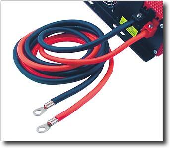 Front Standard. Vector - 750W Power Inverter Cable - Red/Black.