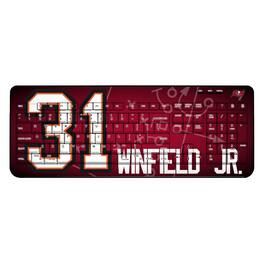 Keyscaper - Antoine Winfield Jr. Tampa Bay Buccaneers Wireless Keyboard - Black