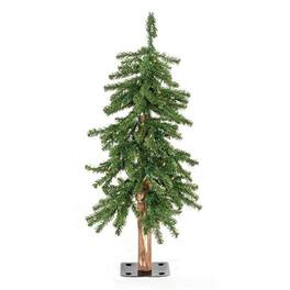BreeBe - Pre-Lit Alpine Tree 3ft - Green