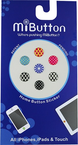  MiButton - Dot Stickers for Apple® iPod®, iPhone® and iPad® - Daring Dots