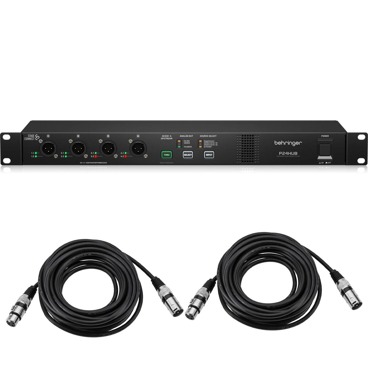 OALE CONNECT . a a 4 .- . UPSTREAM -8 - : - -  LOUREs SELEIT  : behringer FOE .. - : .. L .. 1 - S.SET - P24HUB
