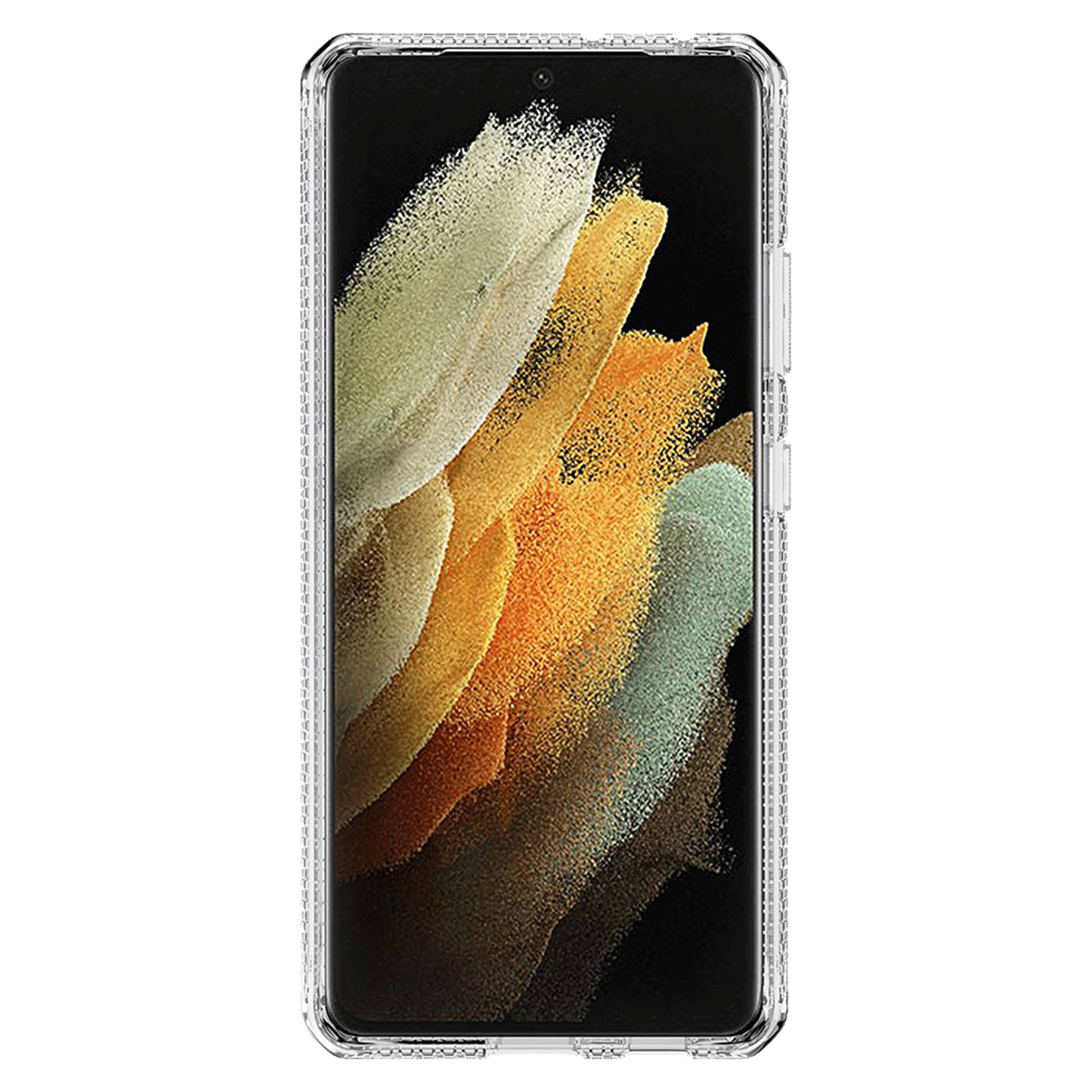 Left. Itskins - ITSKINS - Spectrum Clear Case for Samsung Galaxy S21 Ultra 5G - Transparent.