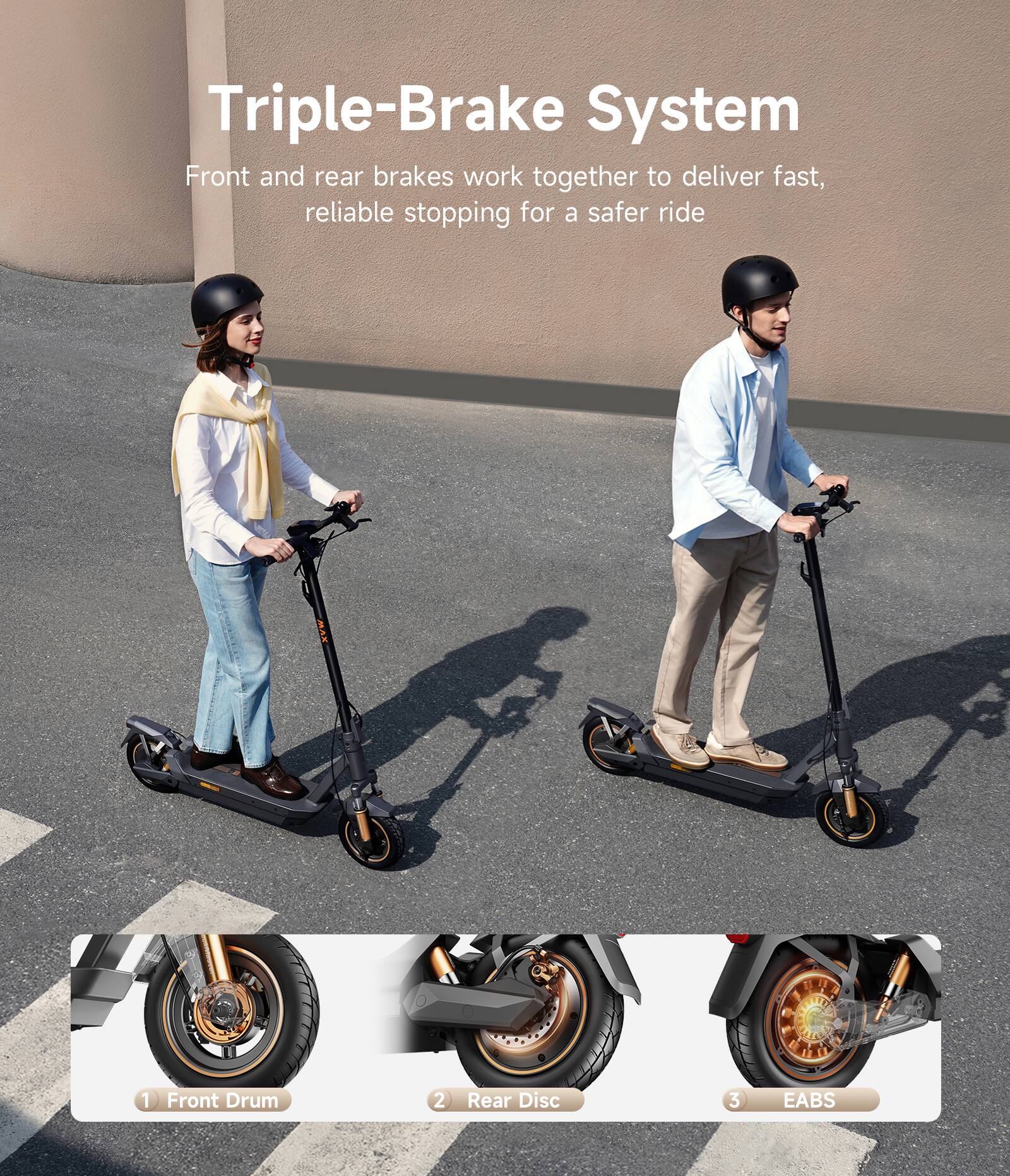 NAVEE GT5 Max Electric Scooter, 55.9mi Max Range, 25MPH Max Speed