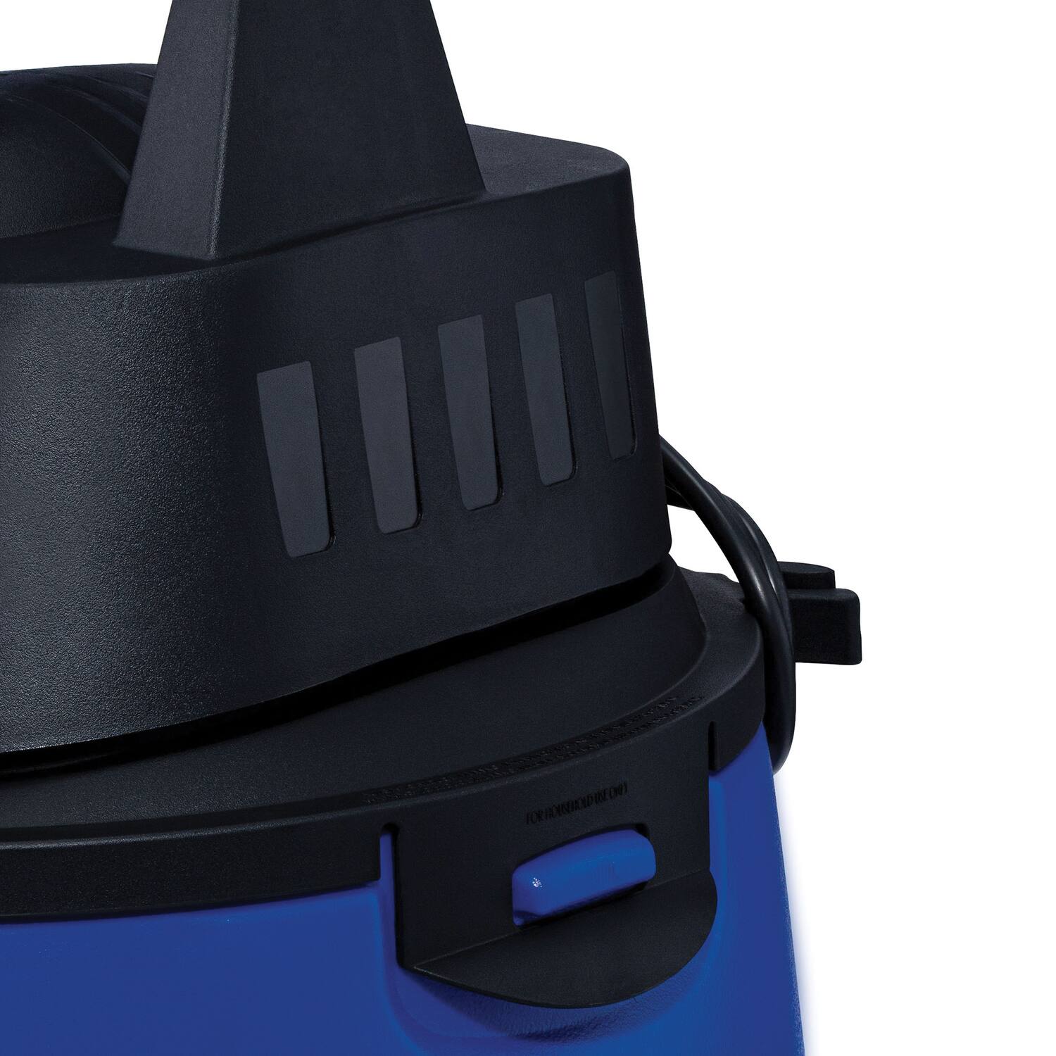 Alt View 8. Koblenz - Koblenz 5-Gallon Wet/Dry Cannister Vacuum With Blower and Wheels - Blue.