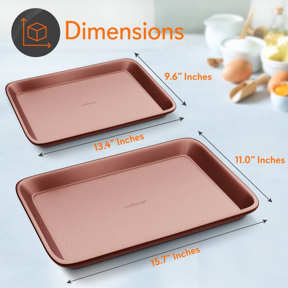 NutriChef Cookie Sheets - Thumbnail 2