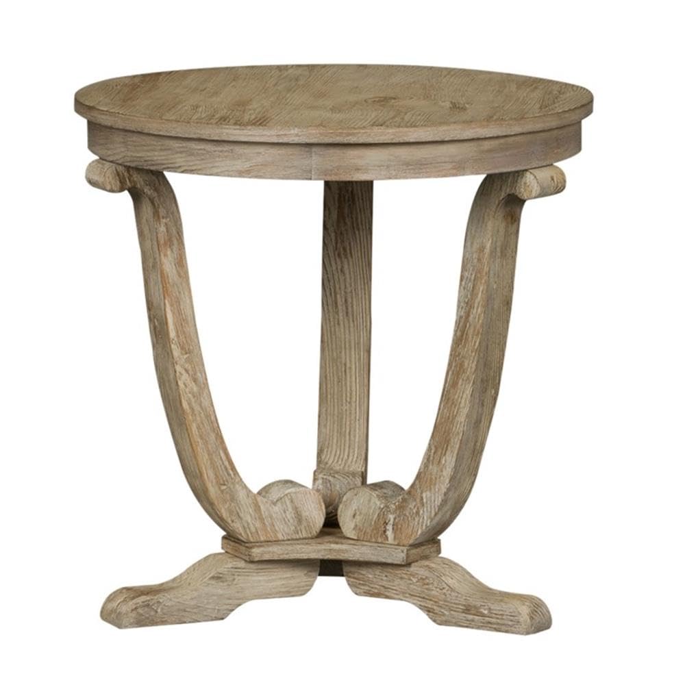 Alt View 1. Liberty Furniture Industries - Greystone Mill End Table in Stone White Wash w/ Wirebrush Distressing - Gray.