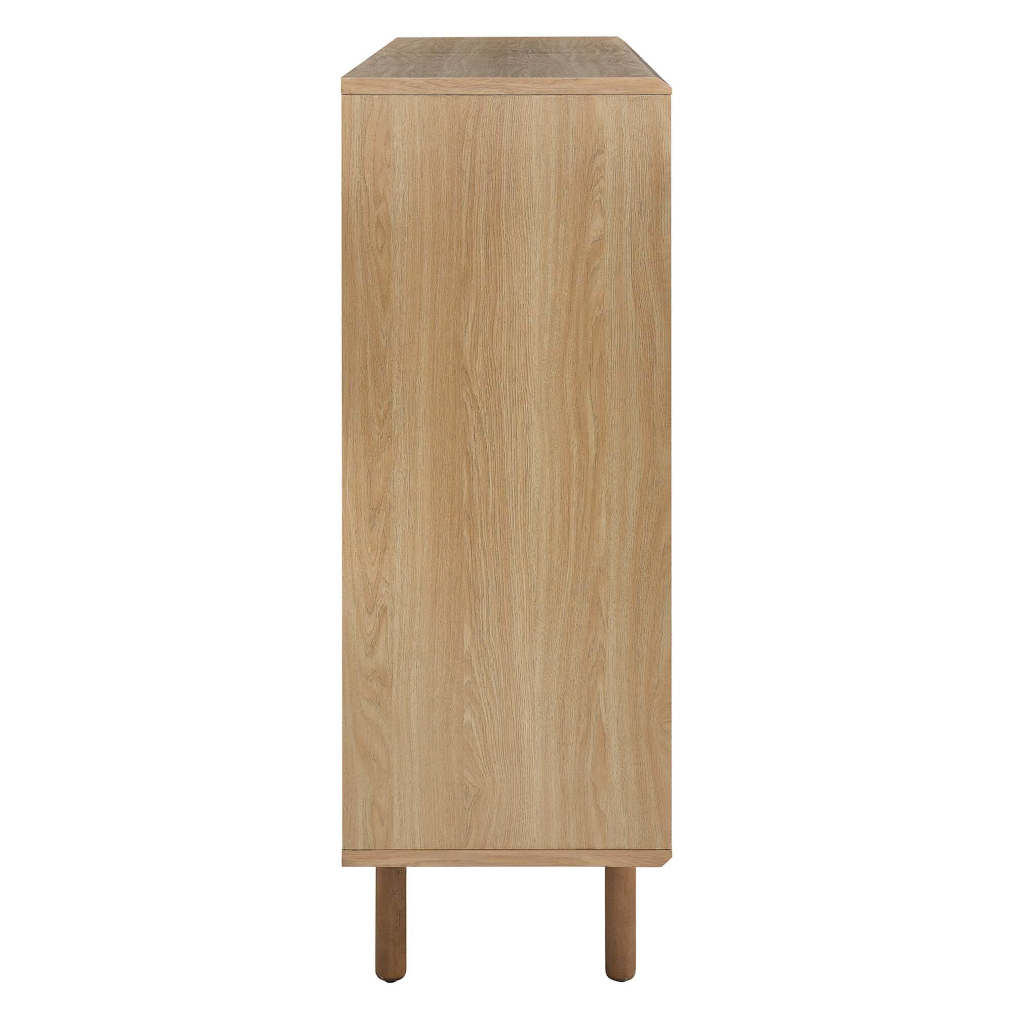 Alt View 2. Modway - Kurtis 47" Display Cabinet by Modway - Oak.