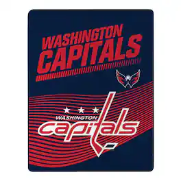 Sweet Home Collection - NHL Washington Capitals 60" x 80" Raschel Throw Blanket - Blue
