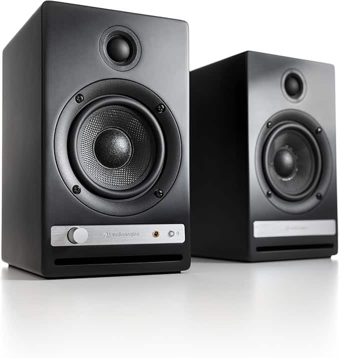 Audioengine - HD4 Next Gen Home Music System w/ Bluetooth aptX Adaptive - Black